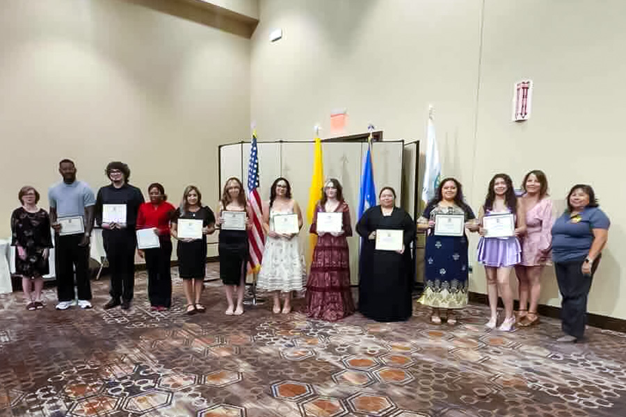 UNM-Valencia students who received Hispano Chamber of Valencia County scholarships in 2026
