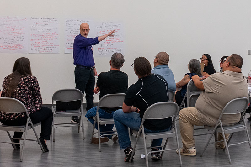 Vision quest group session