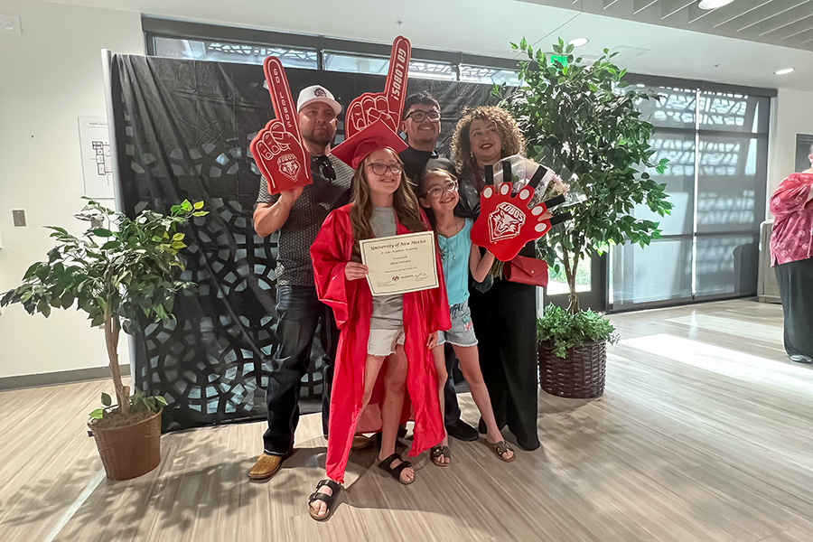 Jr. Lobo and family