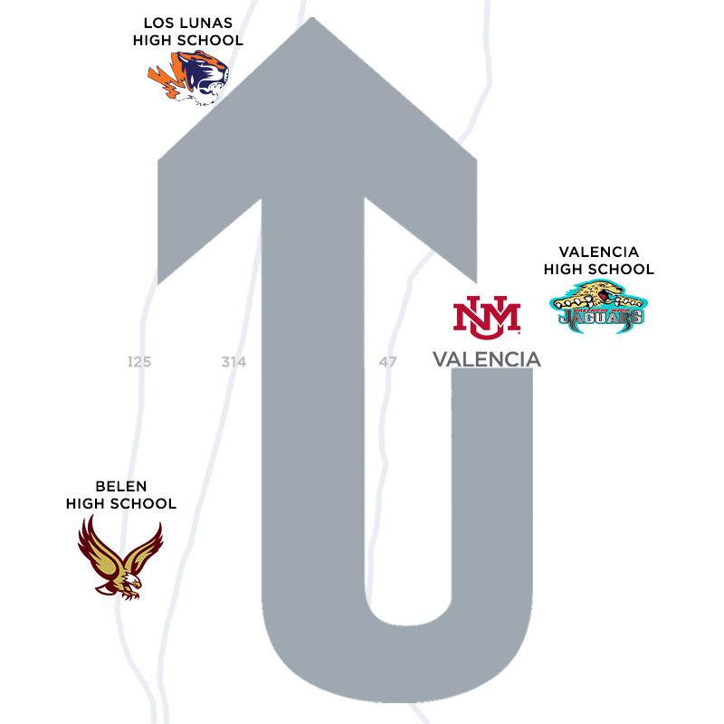 Upward Bound Service Map