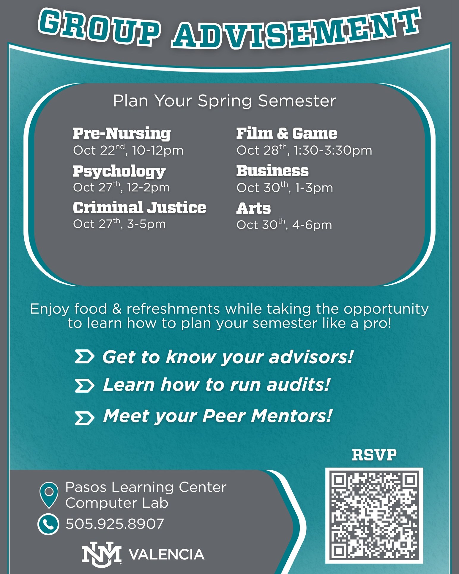 Group Advisement Flyer