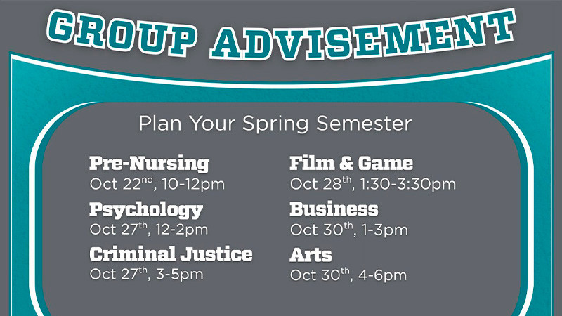 Group advisement flyer