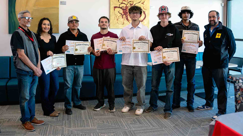 Belen and Infinity High School students earned industry-recognized certificates