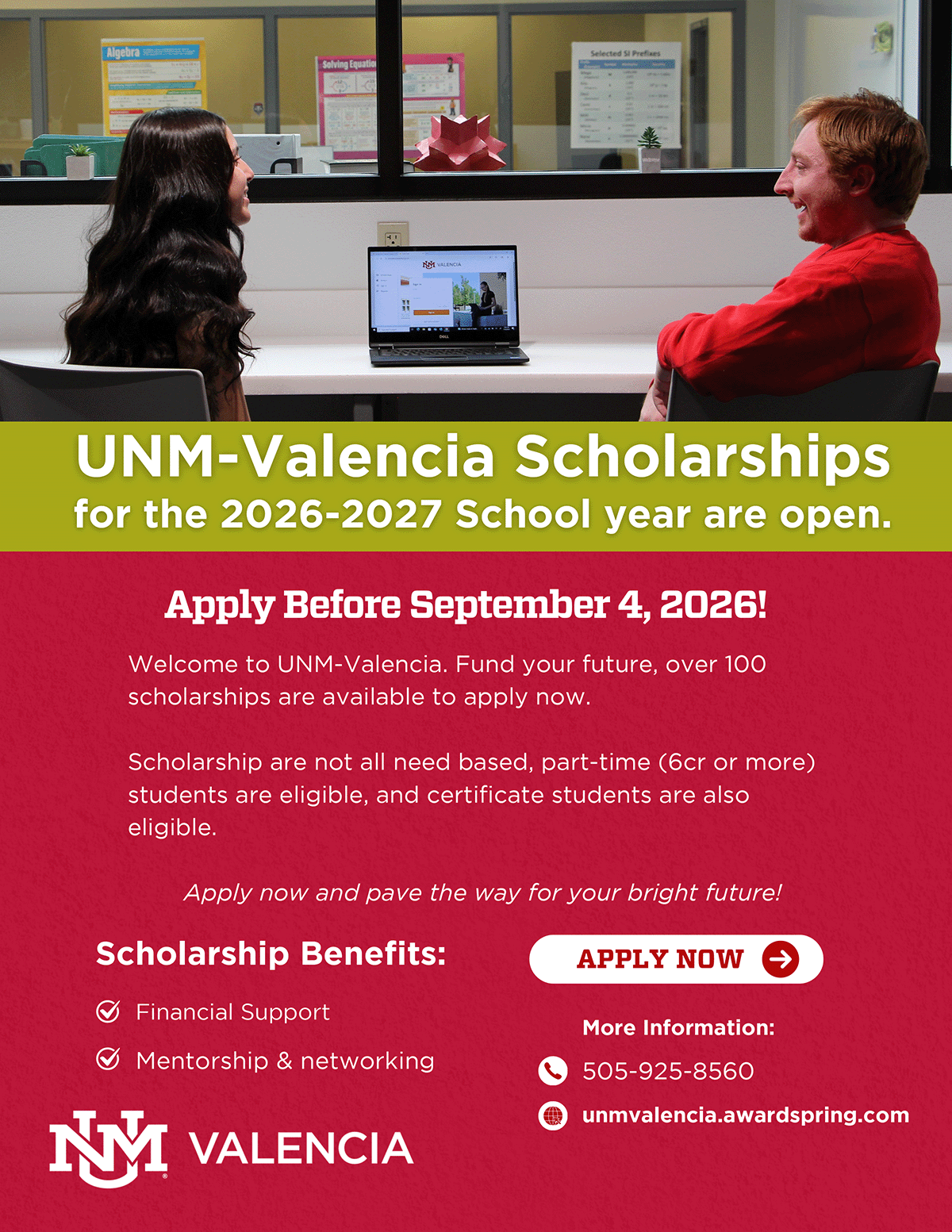Scholarship Flyer Fall 2026