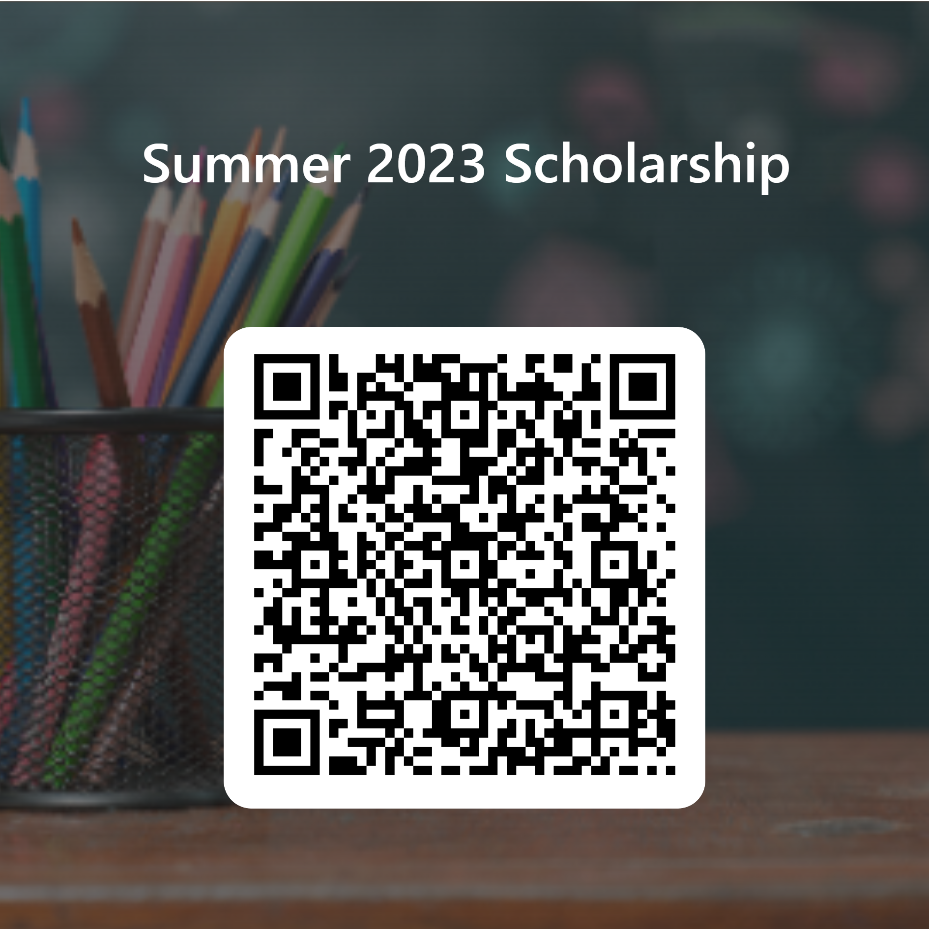 QRCode Summer 2023 Scholarship