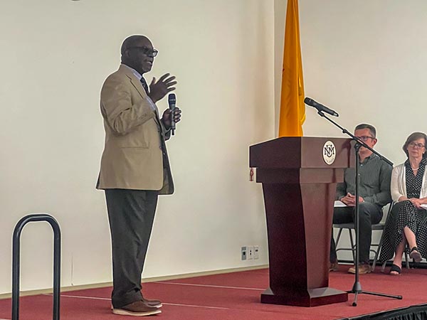 Dr. Dosumu opening Honors Night