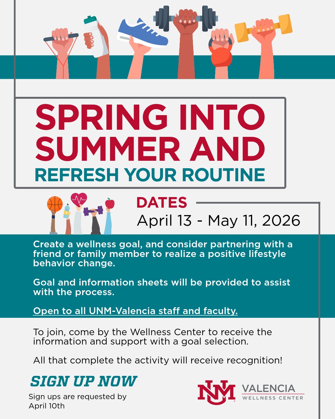 Wellness Activity for Staff and Faculty
